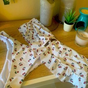 ✨ White Cherry Itty Bitty Bikini Set ✨